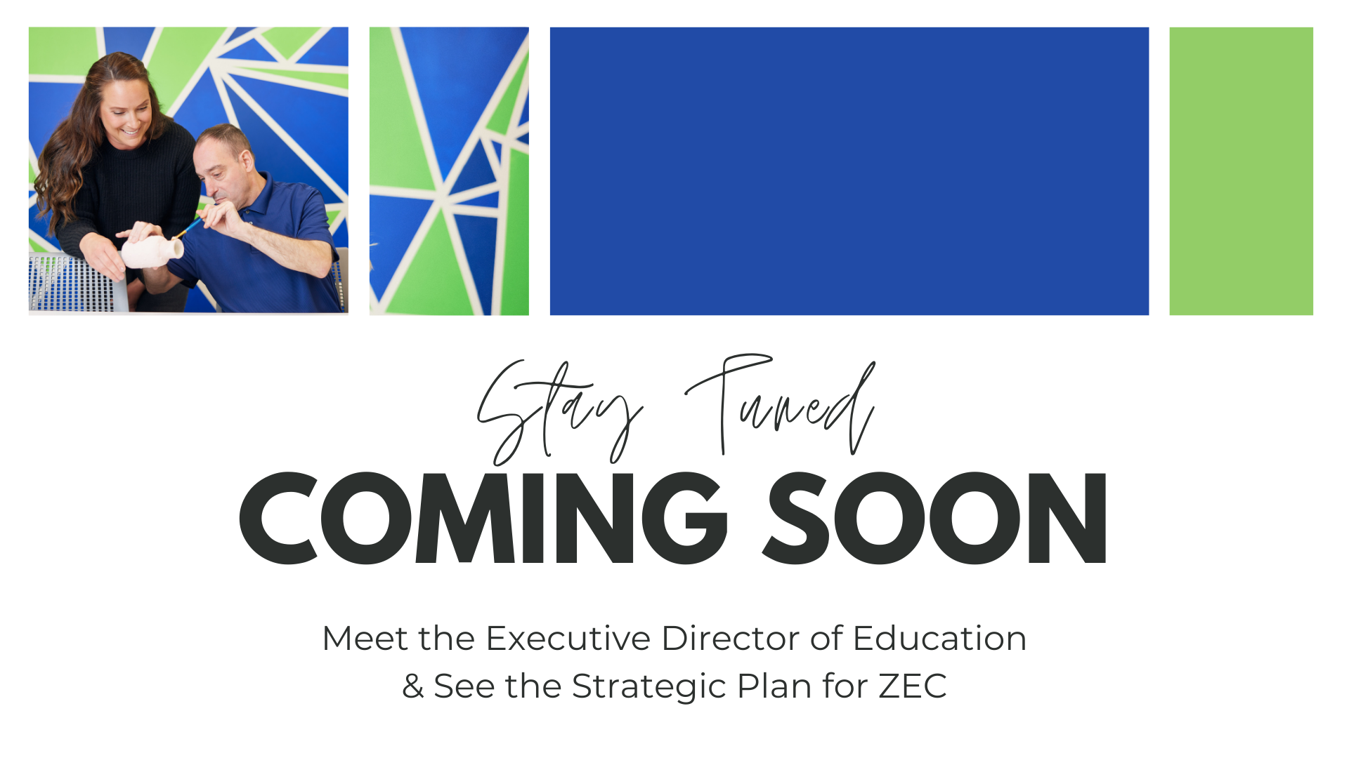 Meet the Executive Director of Education & See the Strategic Plan for ZEC