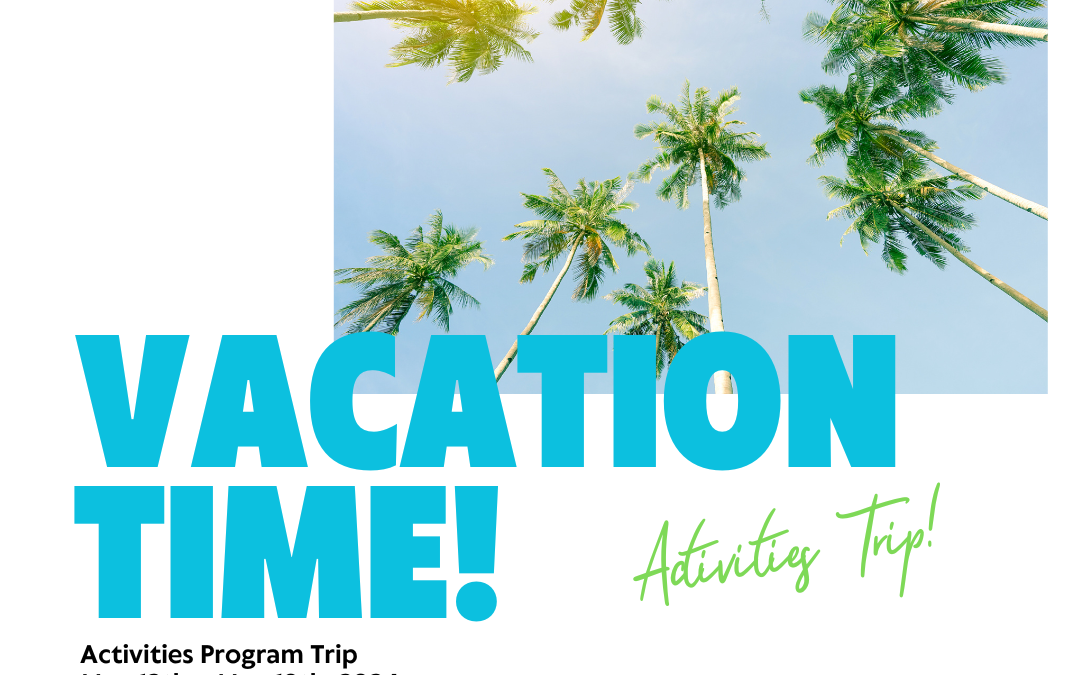 Activities Trip to Destin, FL – May 12th – May 18th ($1,278) (Limit 8)